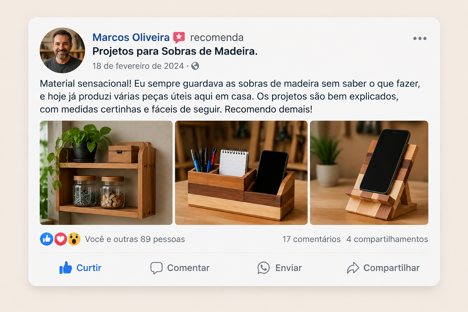 Depoimento de cliente