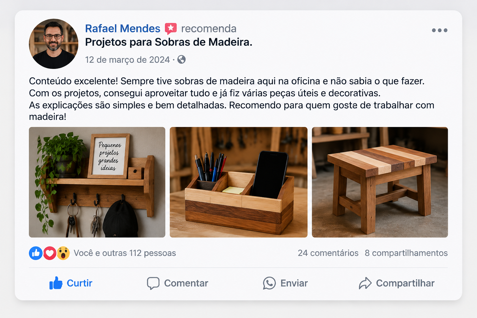 Depoimento de cliente